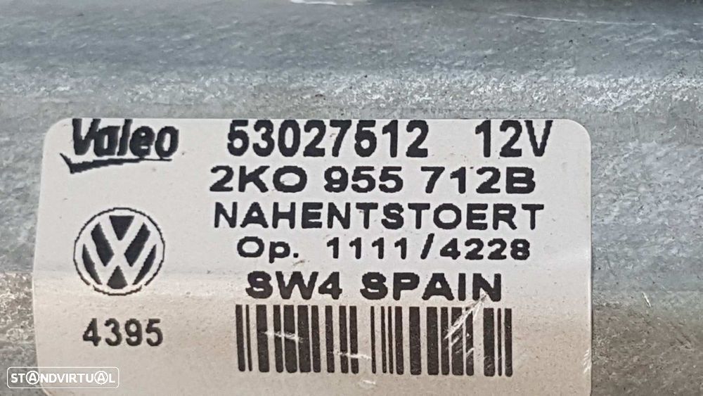 MOTOR LIMPA-VIDROS TRASEIRO VOLKSWAGEN CADDY KA/KB (2K) FURG. - 3