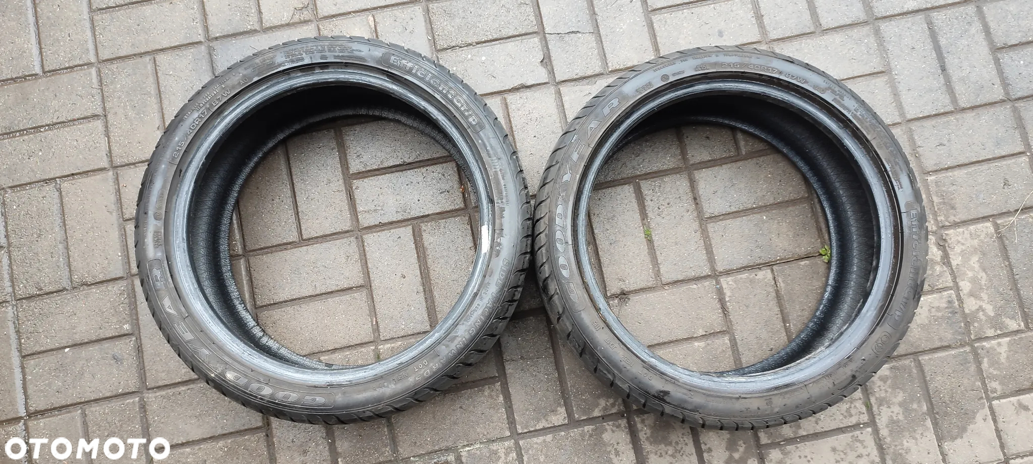 OPONY LETNIE 215/40R17 87W GOODYEAR EFICENTGRIP (1116) LATO 6mm PARA 2SZTUKI - 2
