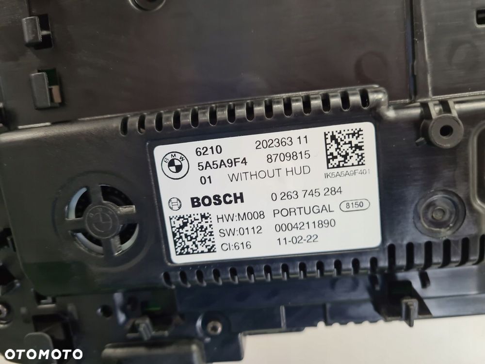 BMW 3 G20 LICZNIK ZEGARY 5A5A9F4 8709815 - 4