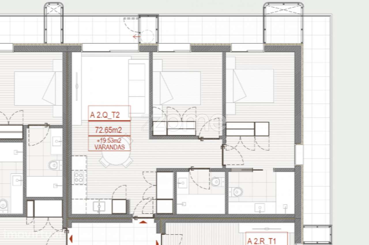 T2 Novo com Suite, Garagem e Varanda | Vizela - Grande imagem: 4/21