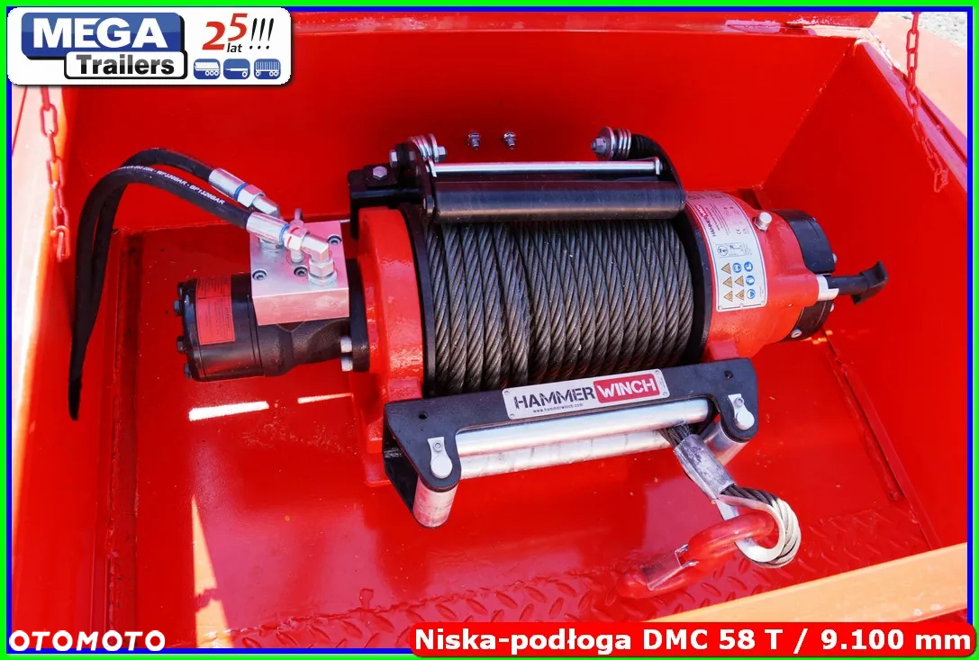 Mega Niskopodwozie 3 osie, 58 T DMC, dł. 910 cm, oś skrętna !!! - 32