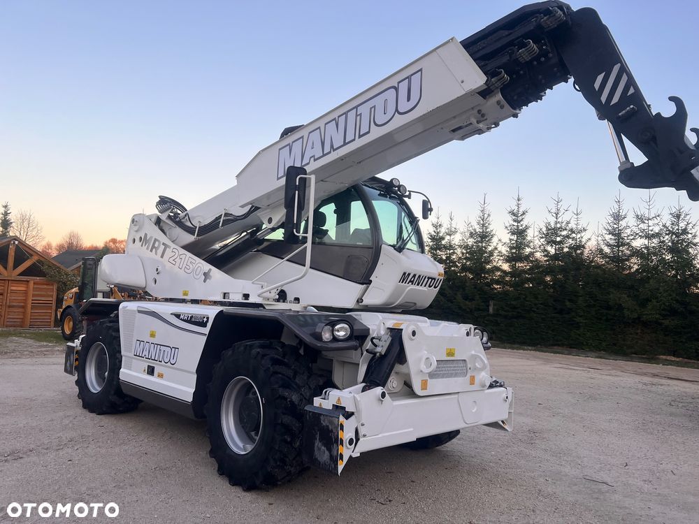 Manitou 2150 Mrt MANITOU ŁADOWARKA TELESKOPOWA Roto  widły kosz PILOT do sterowania  2016/17 1840 2540 2550 kolor od nowości biały Mercedes silnik - 34