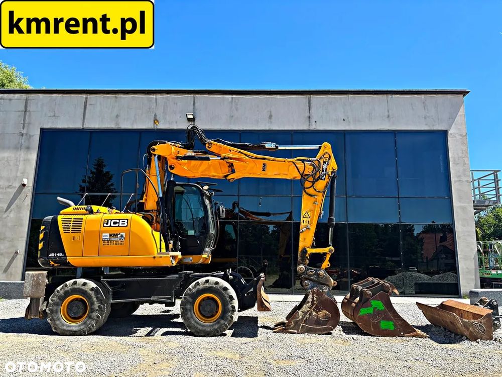 JCB JS 145 WTT4 I KOPARKA KOŁOWA 2016R. | S 130 160 313 315 CAT KOMATSU PW 140 - 4