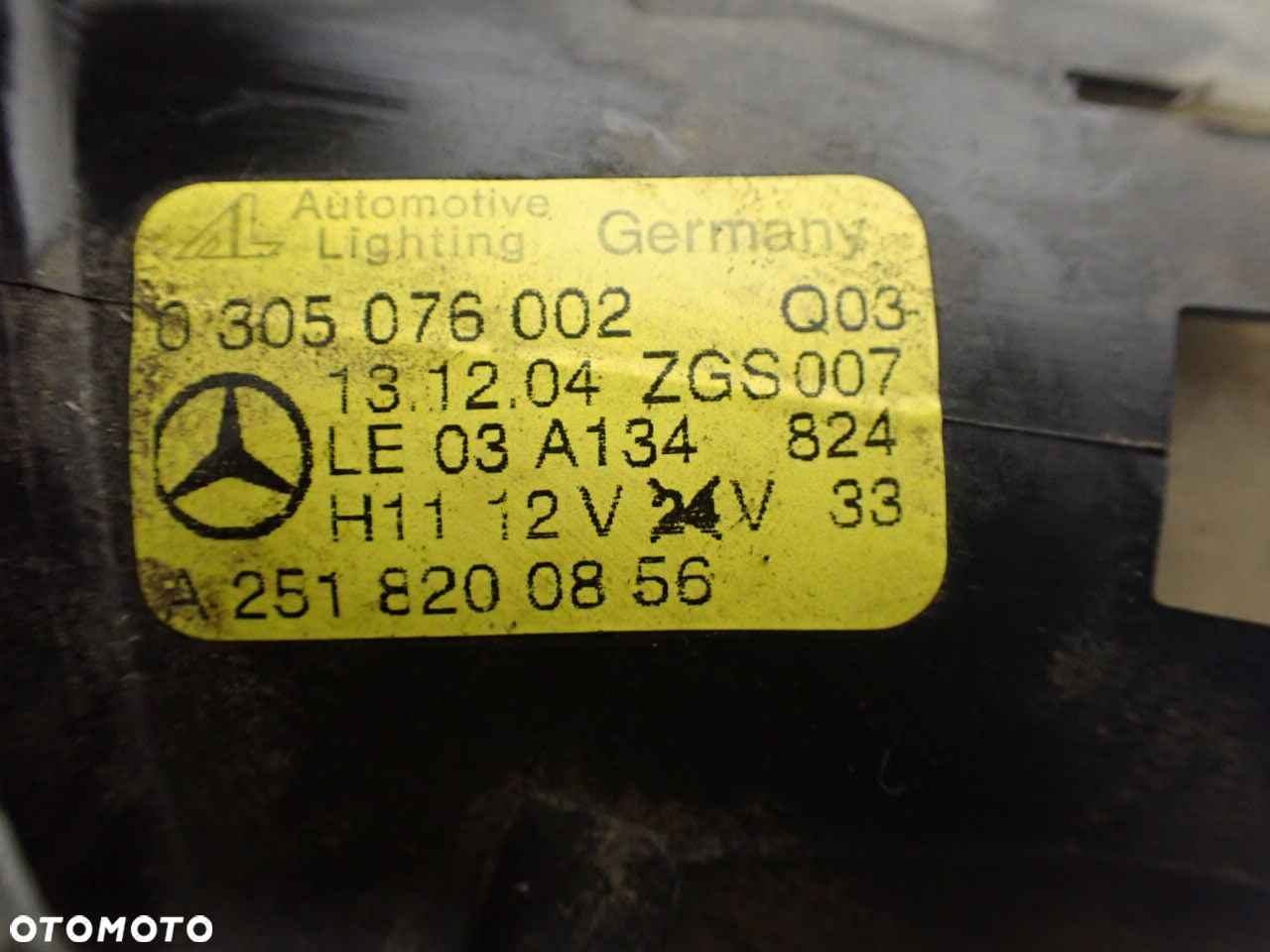 HALOGEN PRAWY MERCEDES-BENZ W169 A150 1.5 - 8