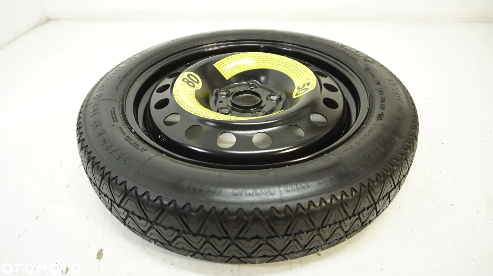 KOŁO DOJAZDOWE 17 VW CADDY GOLF PASSAT TOURAN SCIROCCO TIGUAN T ROC SKODA OCTAVIA YETI SUPERB  KODIAQ KAROQ SEAT ARONA LEON TOLEDO ALHAMBRA  AUDI A3 A45X112 - 1