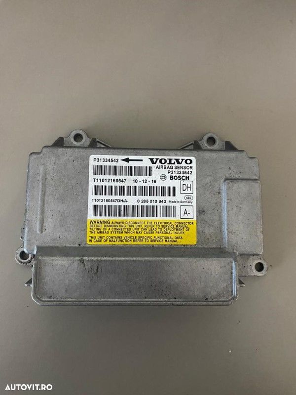 Calculator airbag SRS Volvo S60 V60 XC60 S80 XC70 V70 31334542 - 1