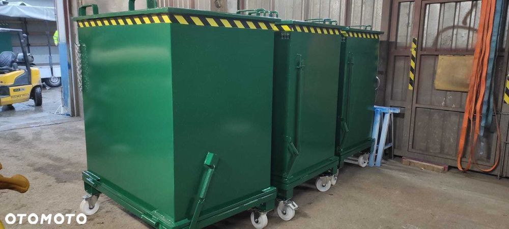 Kontener Metalowy Z Otwieranym Dnem PMDC 1700 L POJEMNIK - 7
