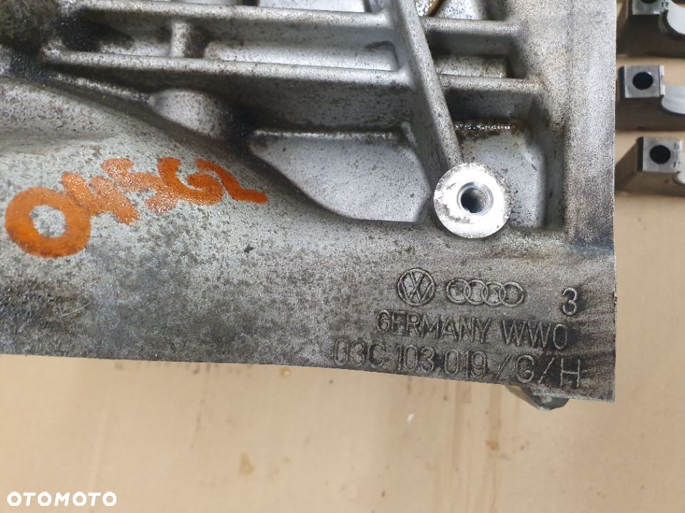 Blok 03C103019 G H Silnika Slupek Panewki 1.6 FSI BAG VW Golf V A3 8P Leon II Jetta 03C103019 G H - 4