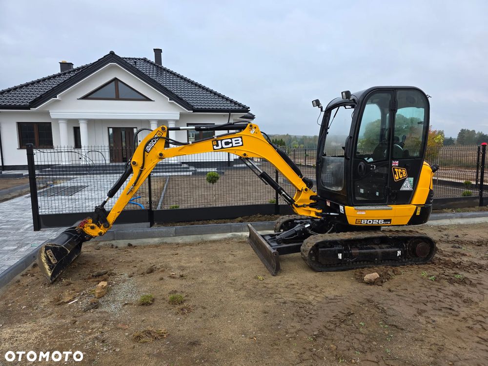 JCB JCB 8026 mini koparka 3 łyżki szybkozłącze 1 wł sprowadzona serwisowana idealna 8025 - 25