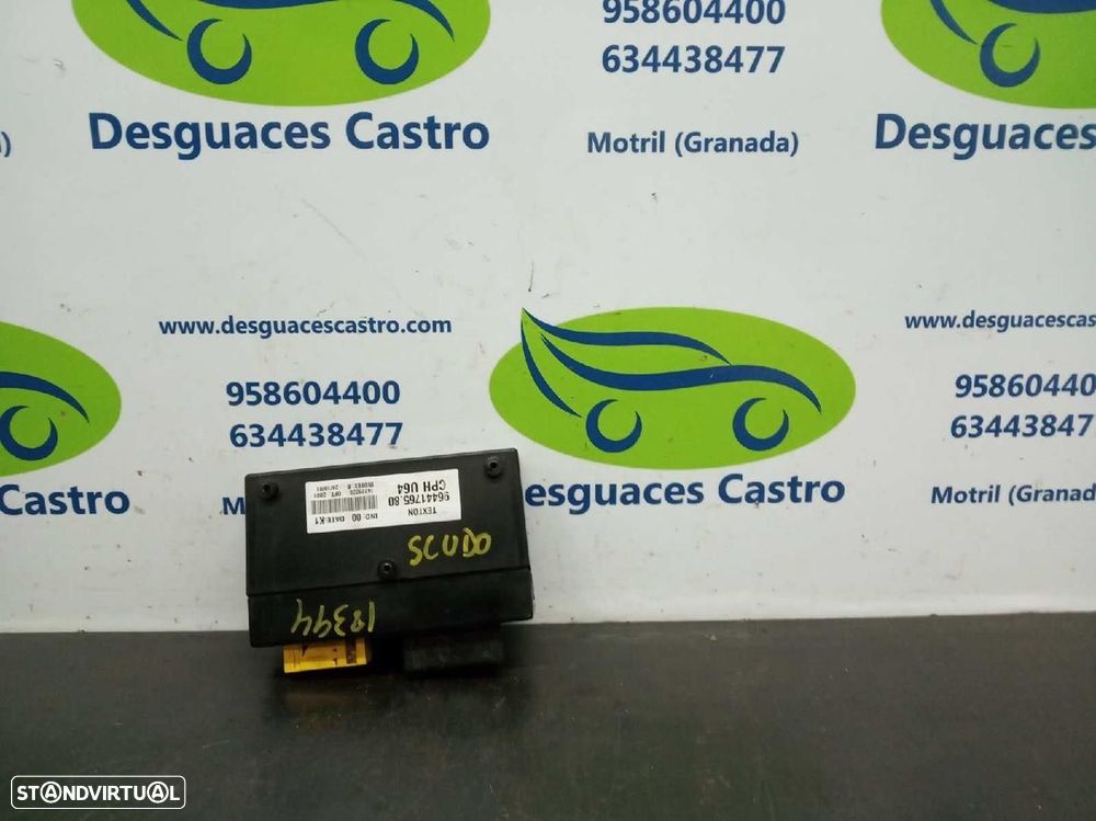 CENTRALINA IMOBILIZADOR FIAT SCUDO FURGÃO 2002 -9644176580 - 4