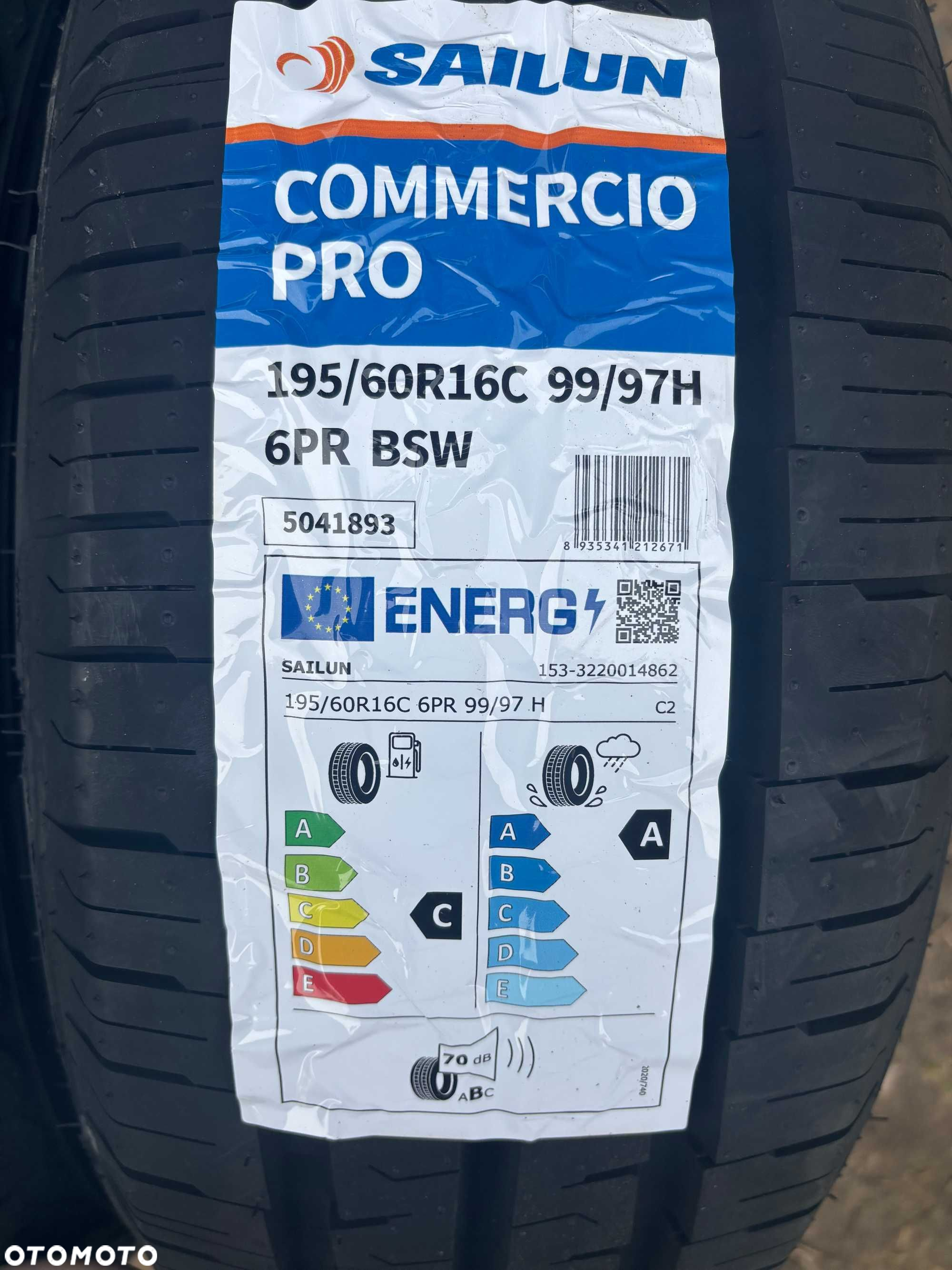 Okazja opony letnie 195/60R16C 99/97H SAILUN COMMERCIO PRO NOWE 2024r. - 2