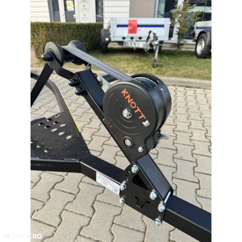 Autocar Remorca transport scuter nefranata cu o singura axa P750-skuter Lux - 12