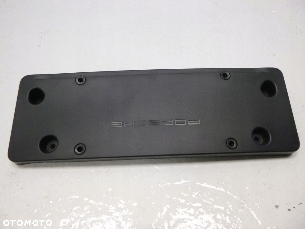 PORSCHE PANAMERA RAMKA MOCOWANIE TABLICY PODKŁADKA LOGOWANE ORYGINAŁ - 4