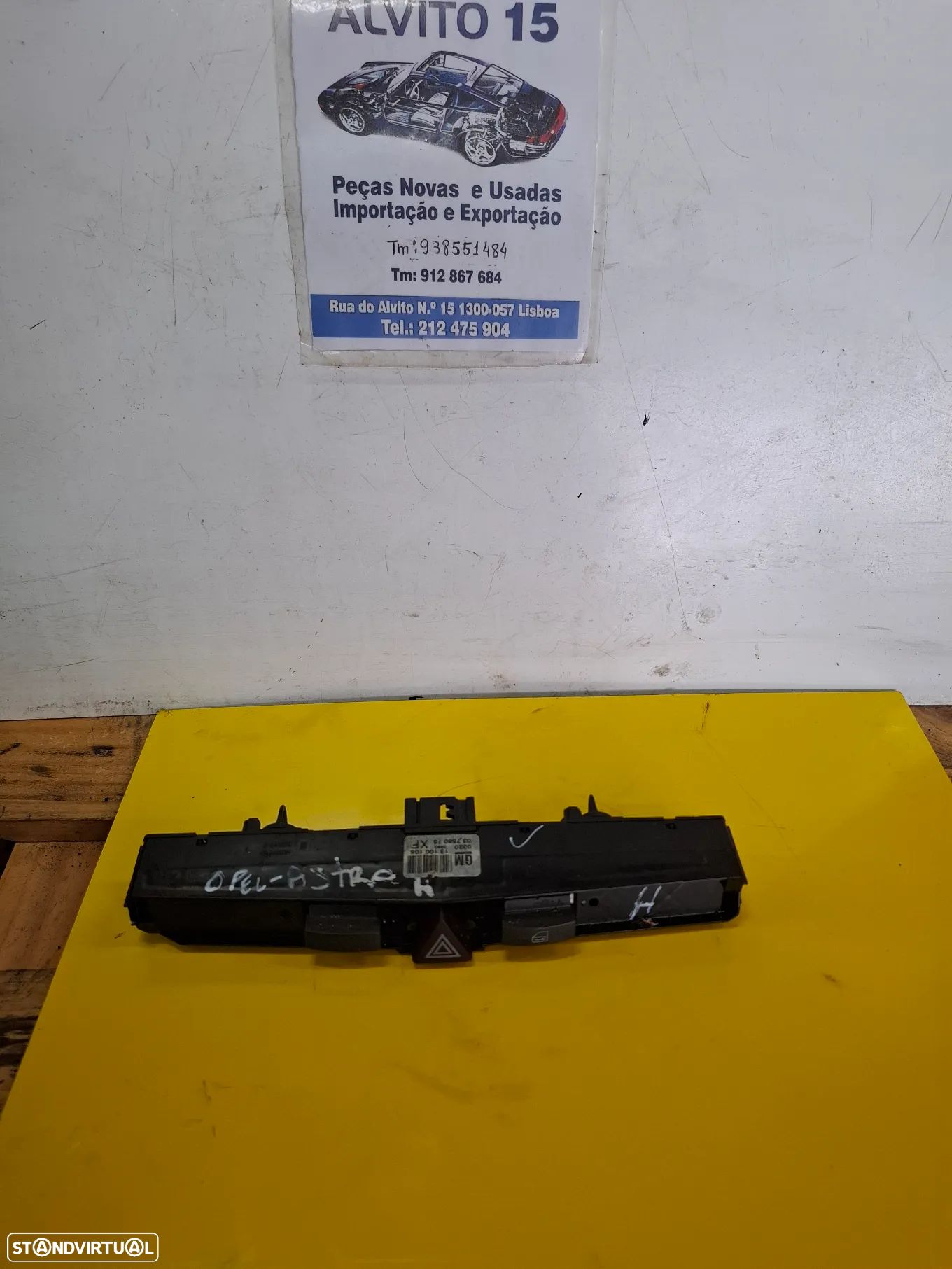 Modulo interruptor quatro piscas Opel Astra H - 1