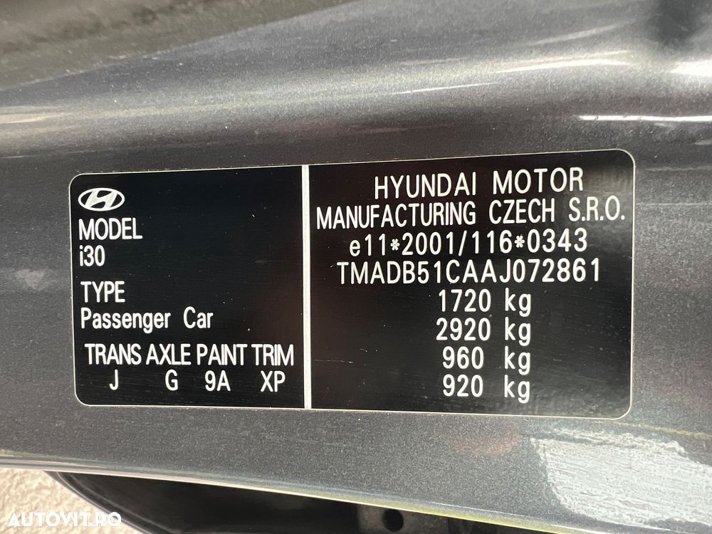 Hyundai i30 1.4 blue Comfort - 14