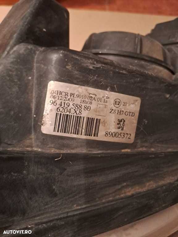 Far stanga Peugeot 607 original Europa - 3