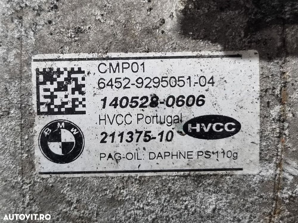 Compresor clima BMW X3 F25 Facelift 2.0 D 2014 - 2017 190CP B47 D20 A (1501) Diesel ... - 4