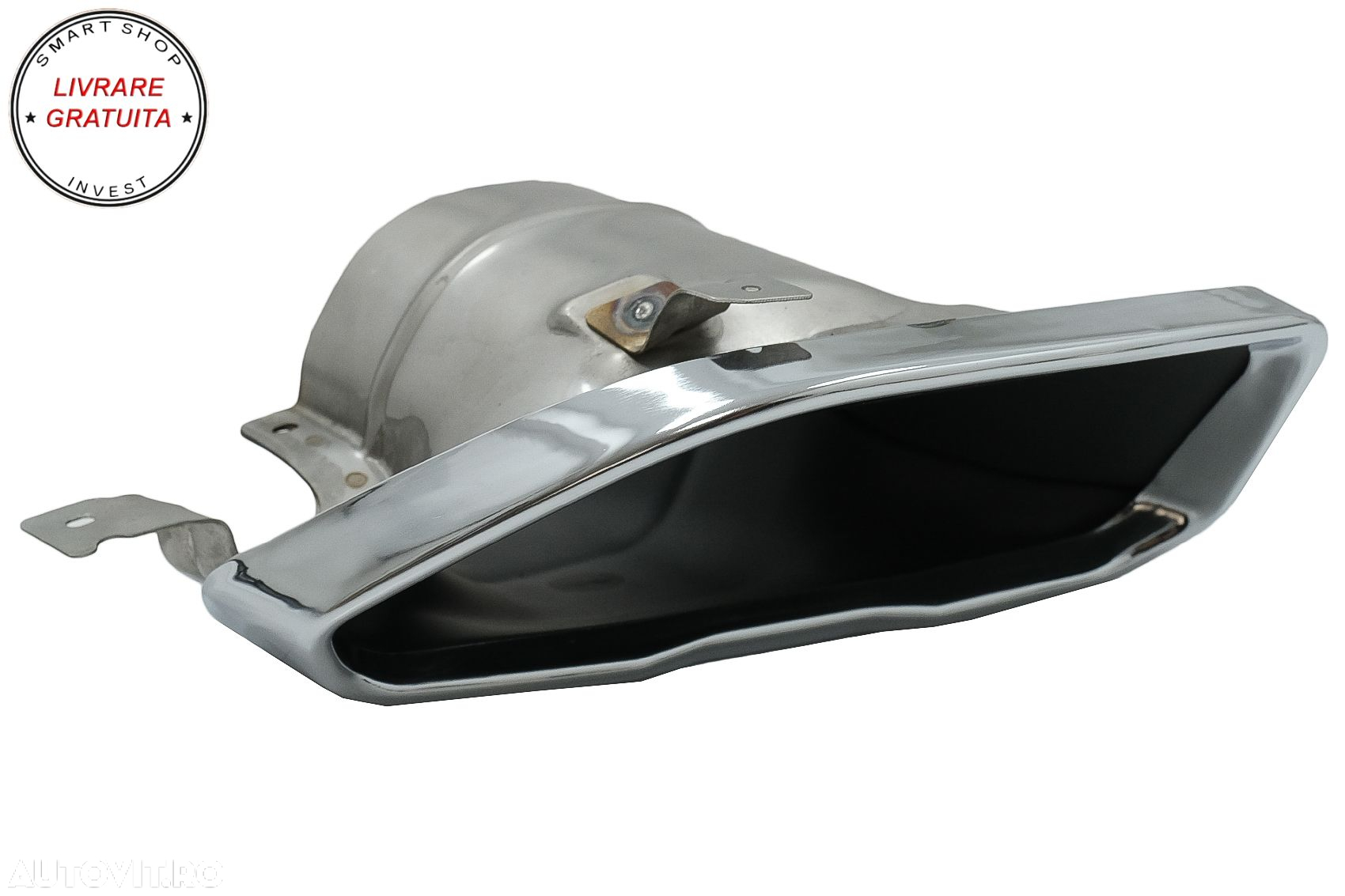 Difuzor Bara Spate Evacuare Dubla si Tobe Ornament Crom BMW 3 Series G20 G28 Sedan- livrare gratuita - 13