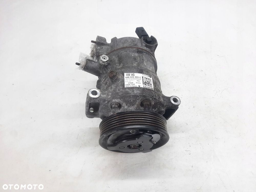 SPRĘŻARKA KLIMATYZACJI AUDI A3 VW POLO TIGUAN SHARAN 2.0 TDI 5K0820803C - 2