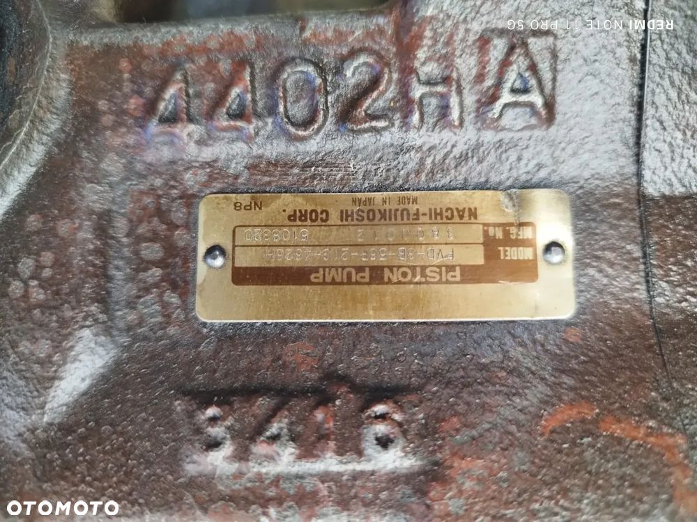 Pompa NACHI PVD3B56BP 5108320 Komatsu PC55 - 9