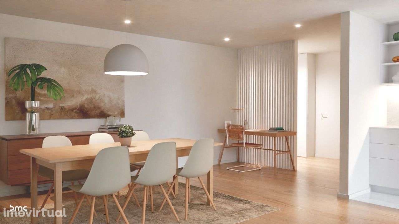 T1+1 terraço e lugar de garagem/arrumos, 100m da futura linha do metro - Grande imagem: 2/17