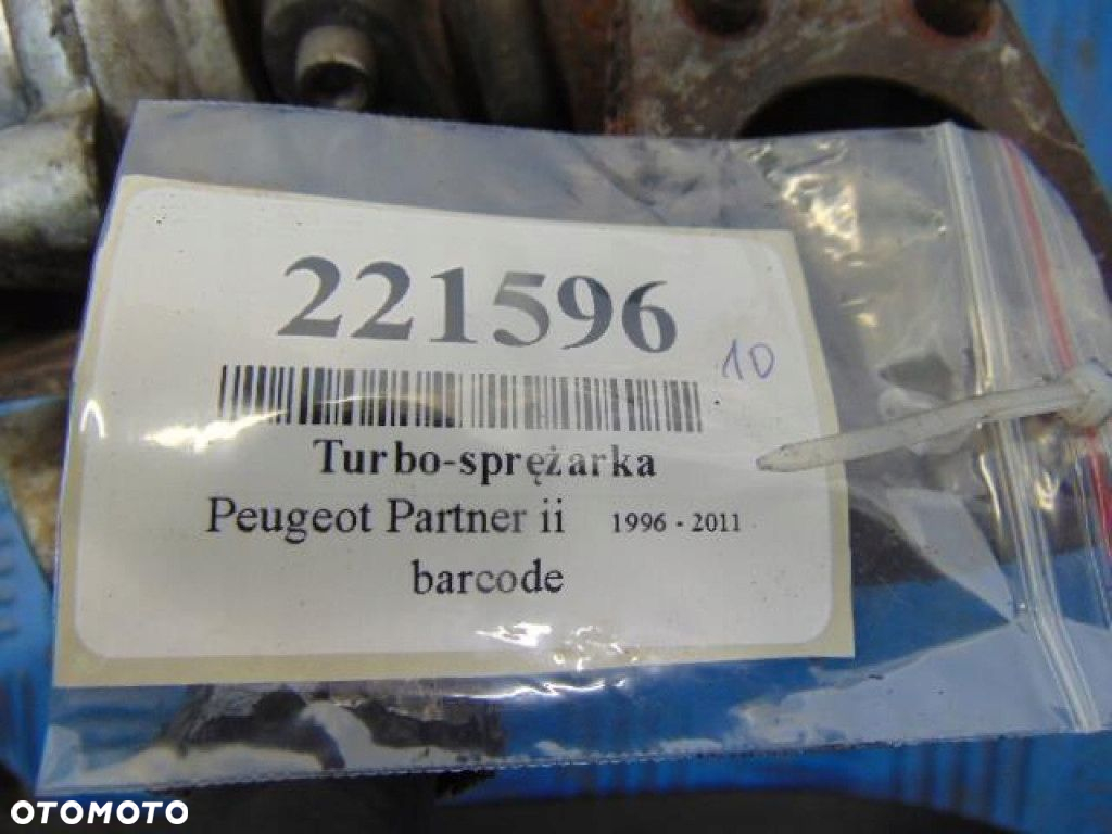 PEUGEOT PARTNER II 1.6HDI TURBO-SPRĘŻARKA 9682881380 - 6