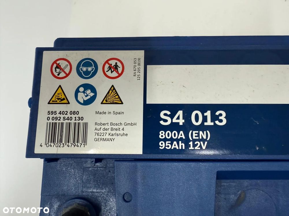 AKUMULATOR BOSCH S4 013 95AH 800A - 5