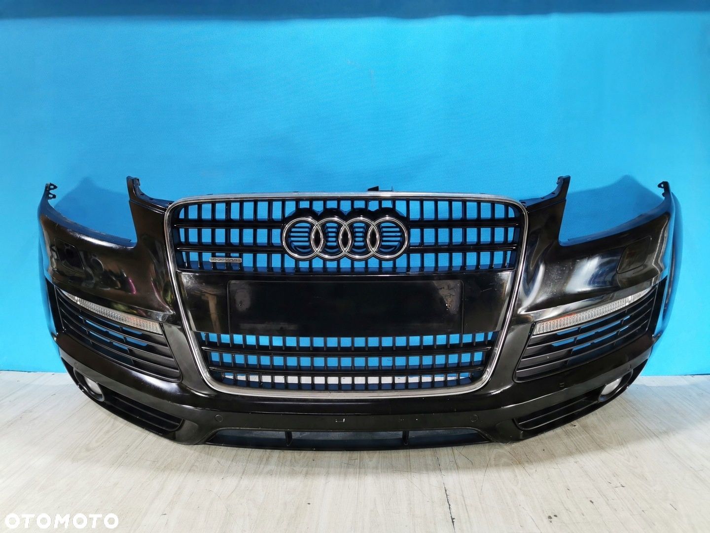 Audi Q7 1 I 4L zderzak przód przedni S-Line PDC spryskiwacze 2005/2010 LO41 - 1