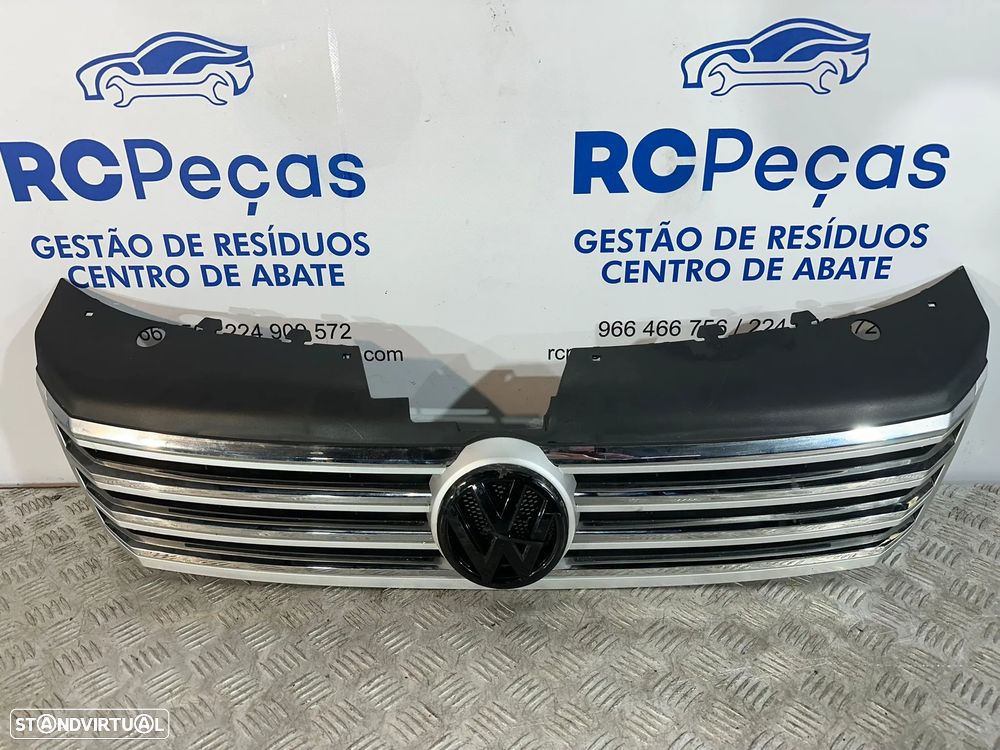 .Grelha Parachoques Frente Frontal Original VW Volkswagen Passat B7 2010 - 2015 - 6