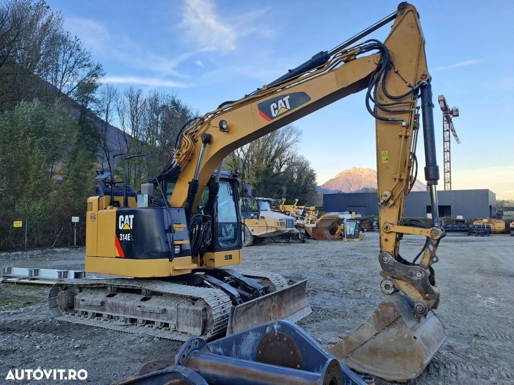 Caterpillar 314 E LCR excavator compact cu lama - 1