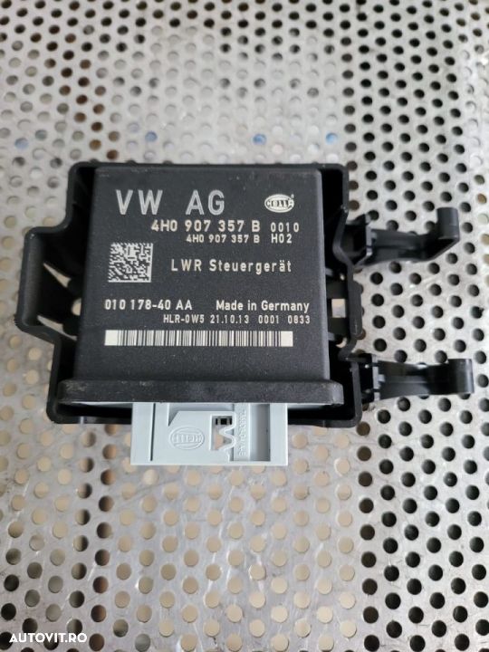 Modul Cornering LWR Audi A6 C7 A7 A8 An 2012-2018 Cod 4H0907357B - 1