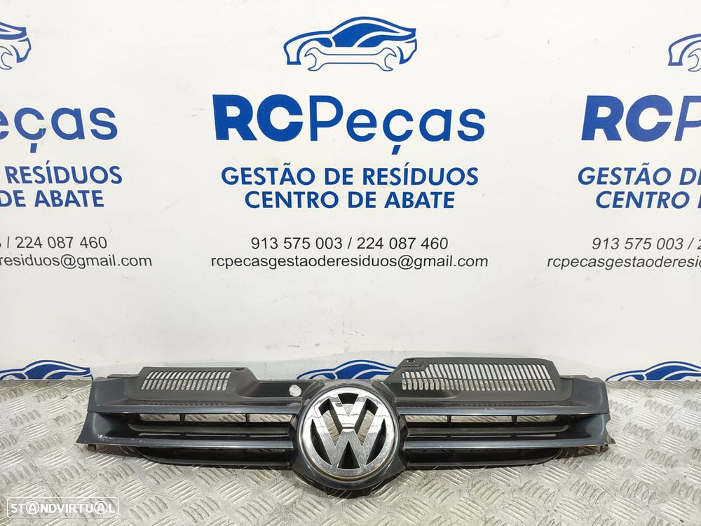 Grelha Central Pará-choques Frente Frontal VW Golf MK5 Original - 3