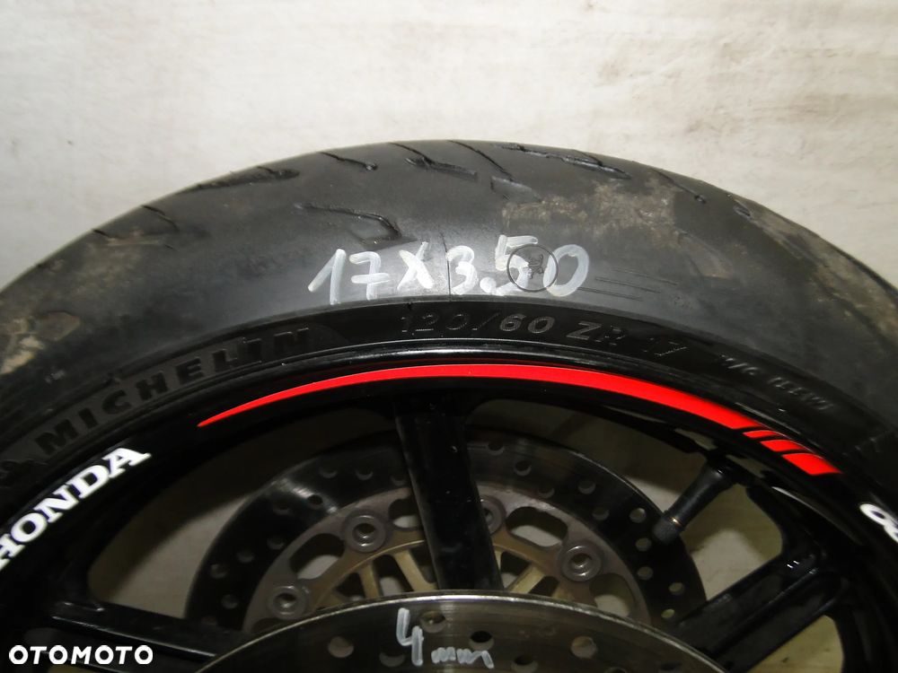 HONDA CBR 600F F3 KOŁO FELGA OPONA TARCZA TARCZA TARCZE 17x3.50 PRZÓD PRZEDNIA EUROPA - 4
