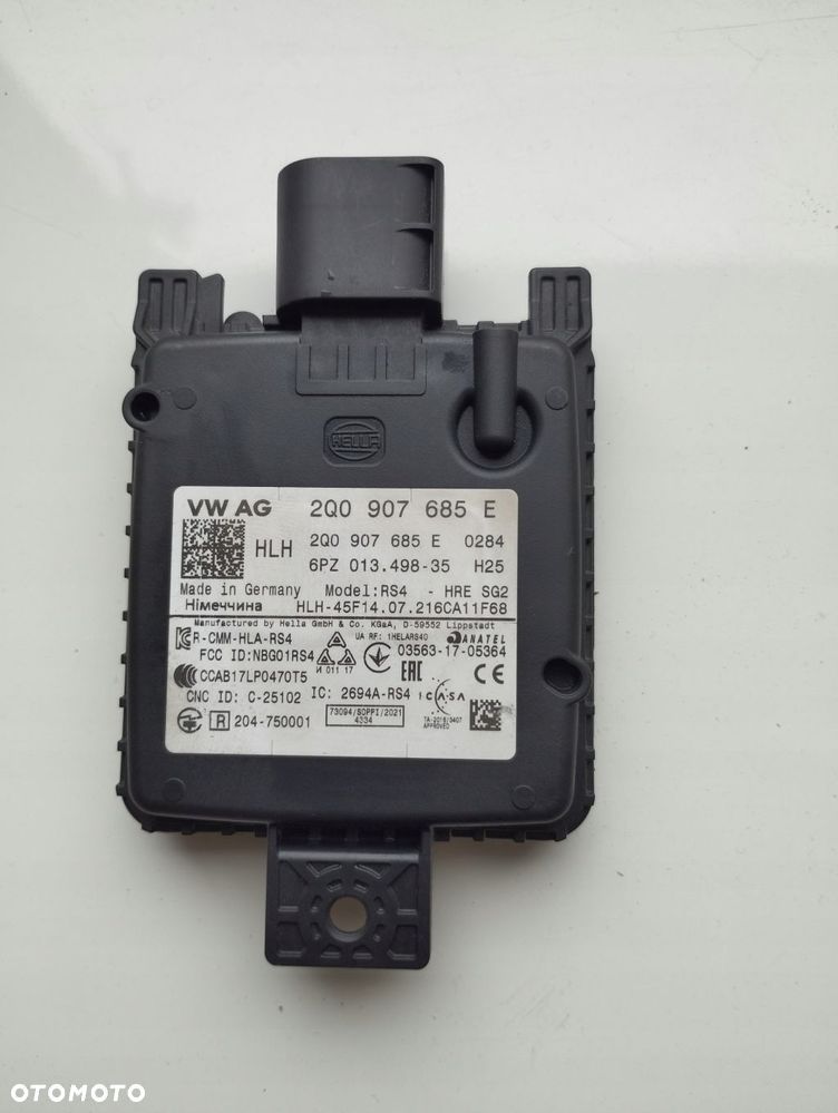 radar moduł asystent zmiany pasa ruchu 2q0907685e - 1