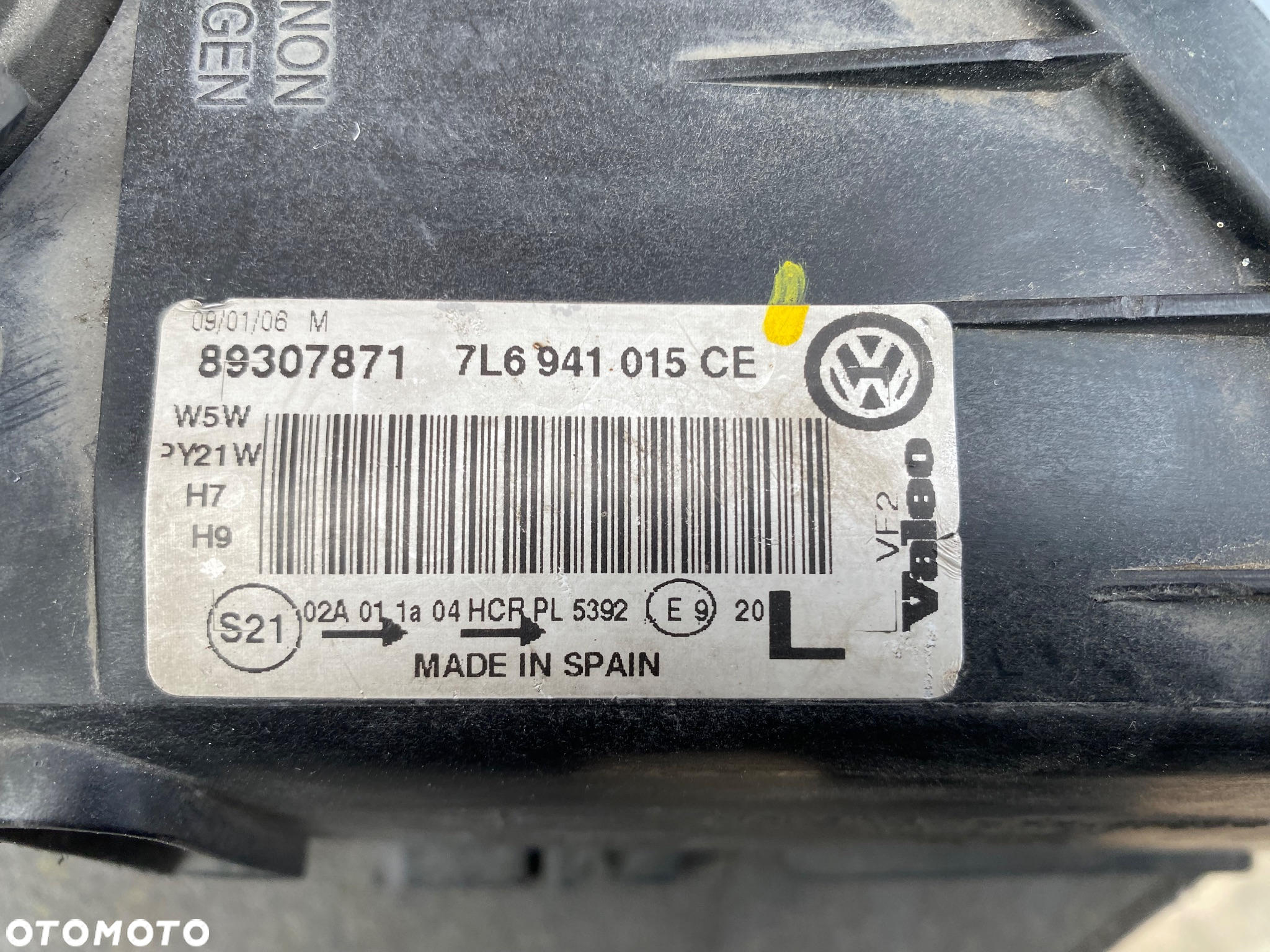 lampa touareg I 7L zwykła  lewa eu  cała - 4