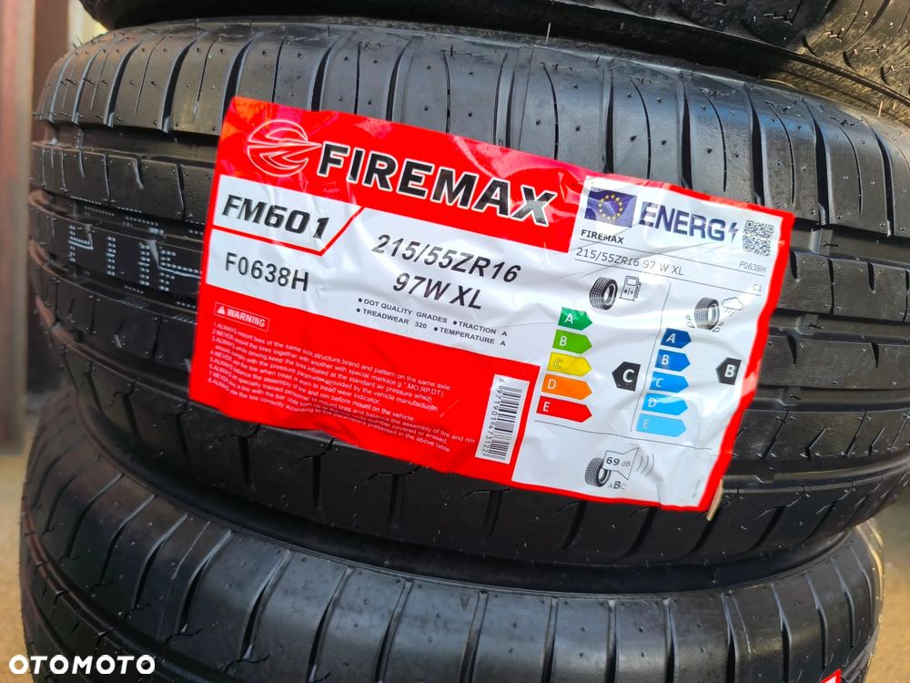215/55R16 ZR16 97W XL NOWE Opony Letnie Lato FIREMAX FM601 Legnica ALU-RAD 215/55 - 6