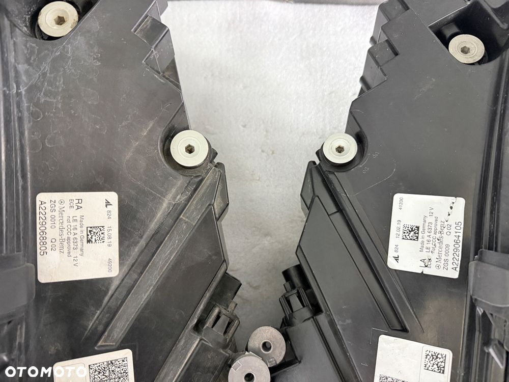 Lampa przednia lewa prawa Komplet Mercedes S LIFT W222 A222 Multibeam. - 5