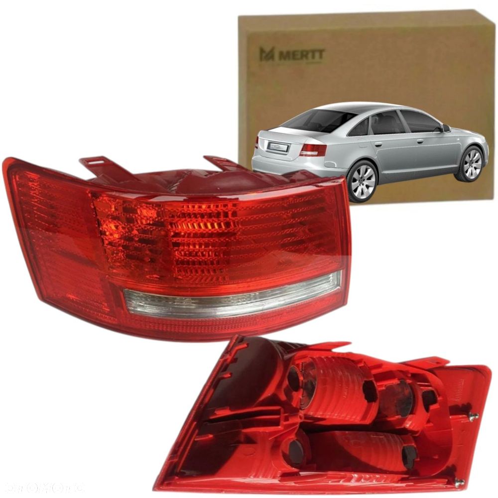AUDI A6 C6 2004-2008 NOWA LAMPA TYLNA ZESPOLONA SEDAN LEWA 4F5945095D - 1