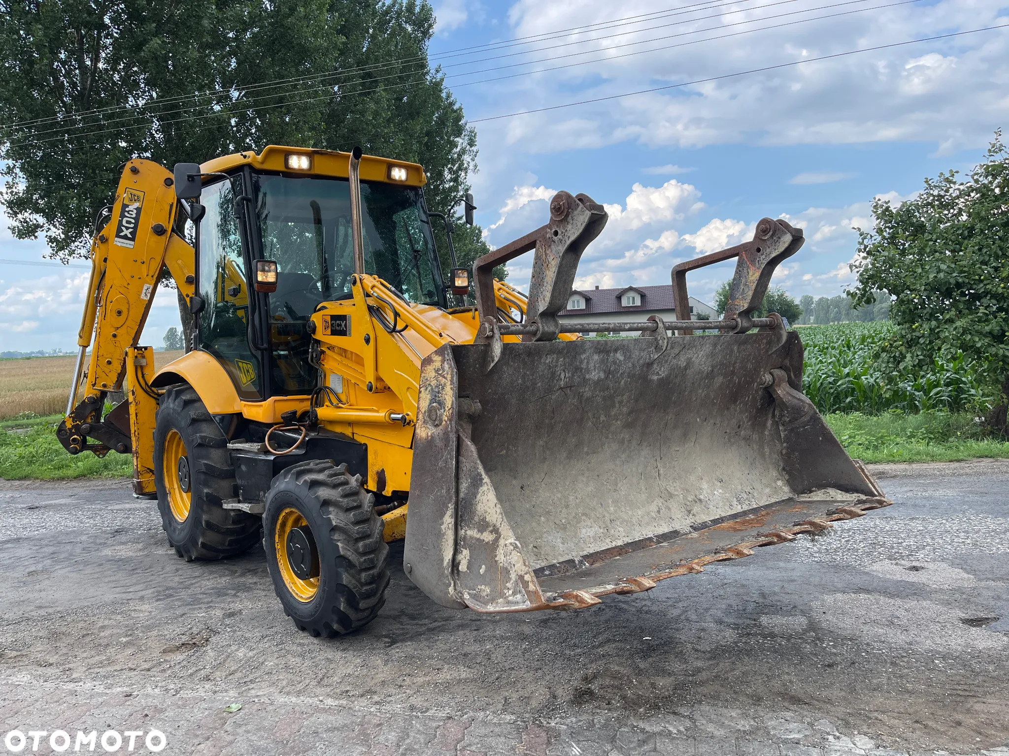 JCB Koparko Ładowarka Jcb 3CX SITEMASTER Koparka Krokodyl Widły Teleskop Napęd 4x4 BRUTTO ! - 26