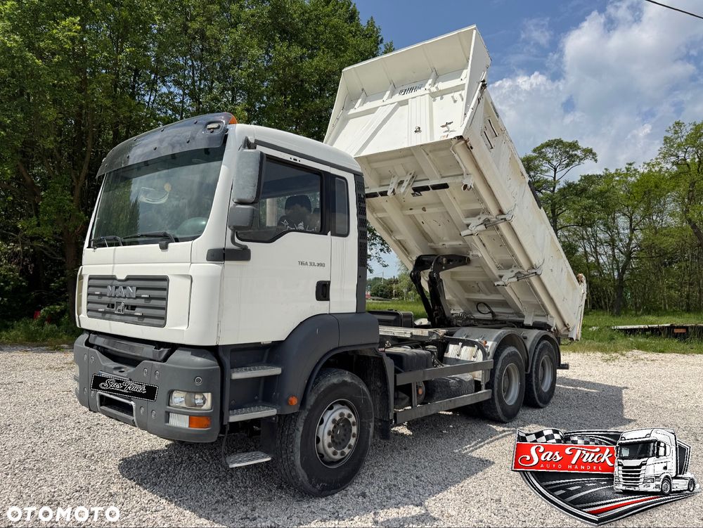 MAN TGA 33.390 6X4 Kiper Wywrotka Manual Resor Hydroburta - 1
