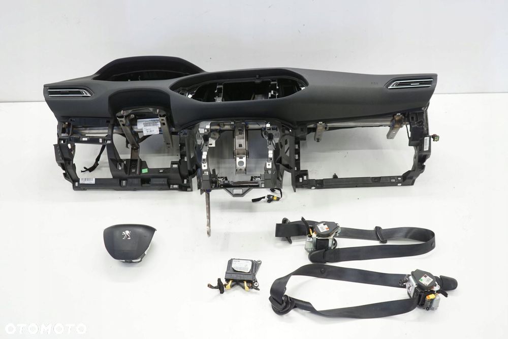 PEUGEOT 308 T9 14R DESKA ROZDZIELCZA KOKPIT PASY AIRBAG EUROPA 9677564880 - 1