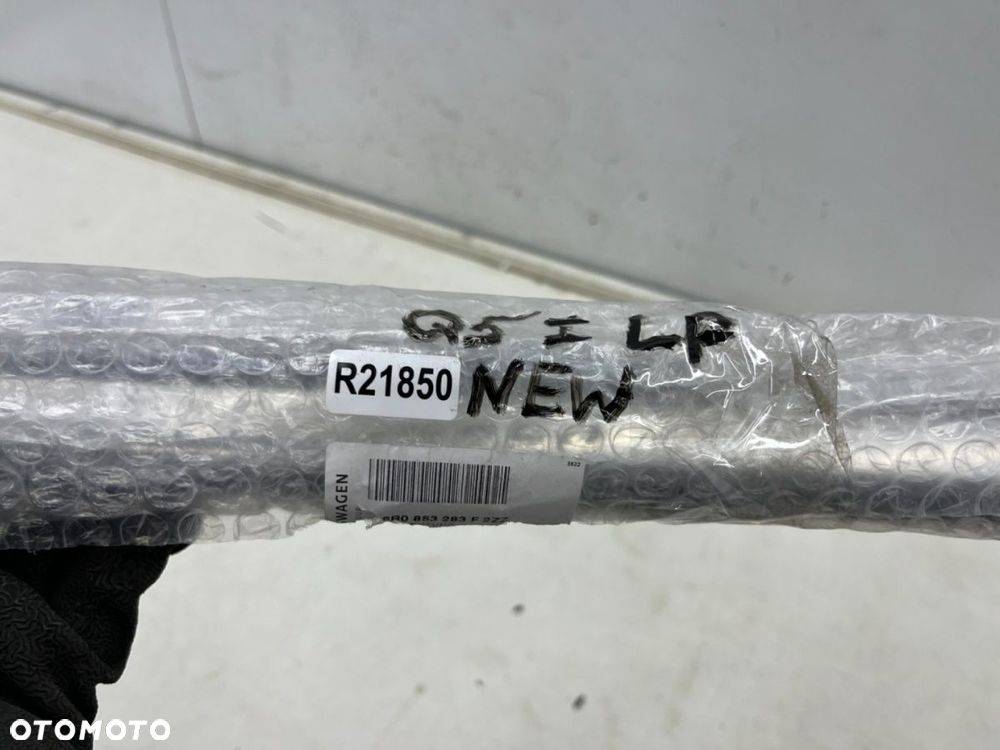 Listwa Audi Q5 8R 08-16r. NOWA lewa przednia zgarniająca uszczelka zewnętrzna szyby drzwi CHROM - 7