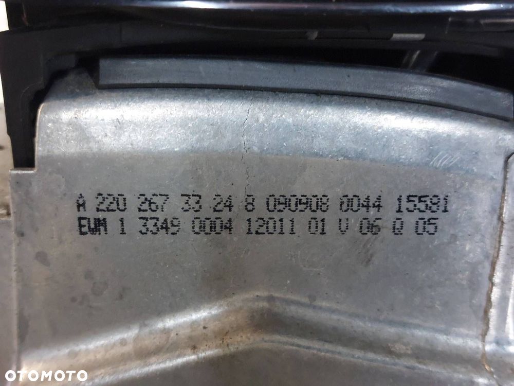 LEWAREK ZMIANY BIEGÓW + GAŁKA KEYLESS DREWNO MERCEDES W220 2202673324 - 6