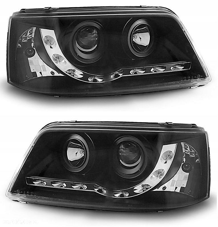 Reflektor Lampy kpl Day line light LED Tuning VW Transporter T5 7h - 1