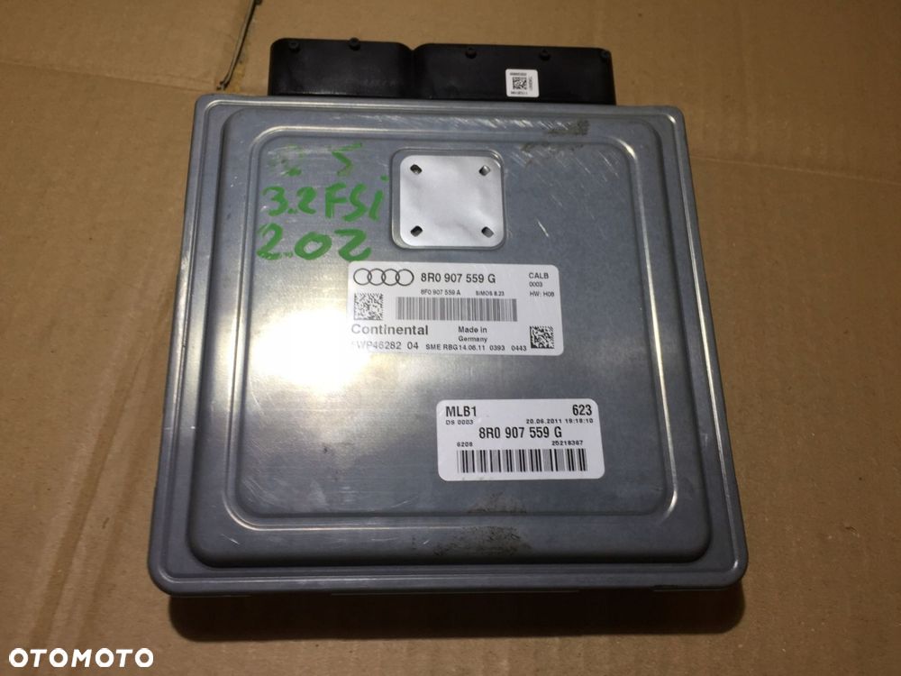 audi q5 3.2 fsi komputer sterownik silnika 8r0907559g - 2