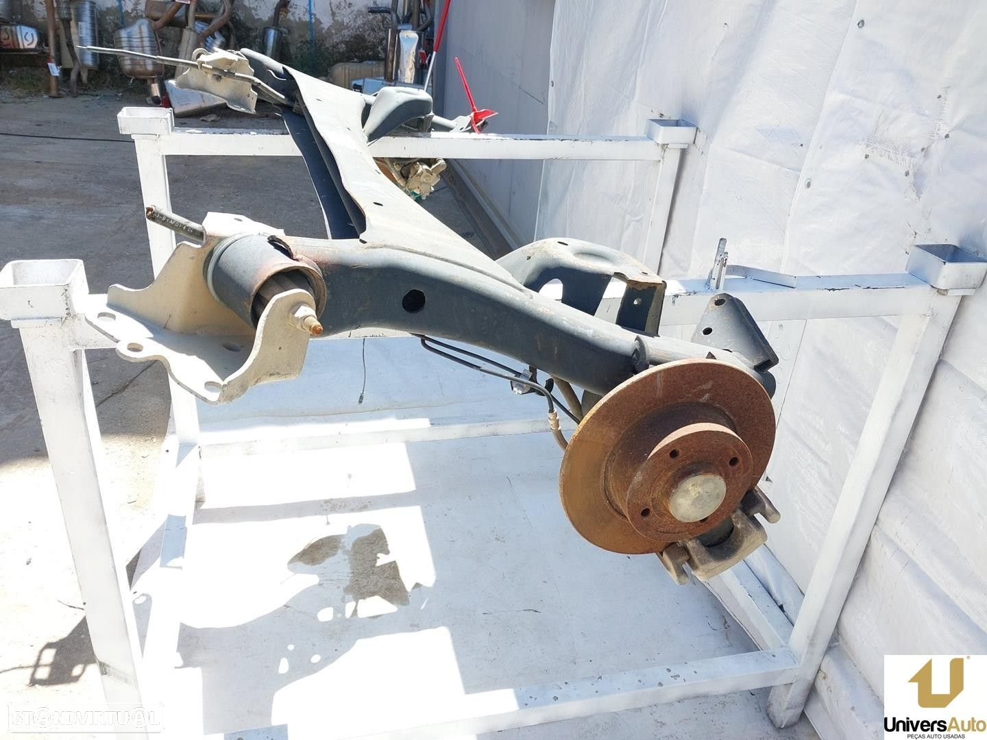 EIXO TRASEIRO RENAULT MEGANE II SEDAN 2004 -7701478436 - 2