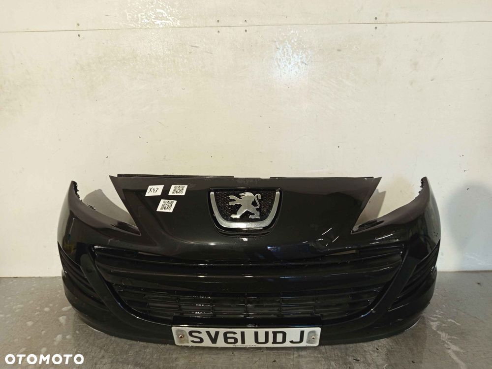 + ZDERZAK PRZÓD PRZEDNI PEUGEOT 207 LIFT FL EXL EXLD CZARNY