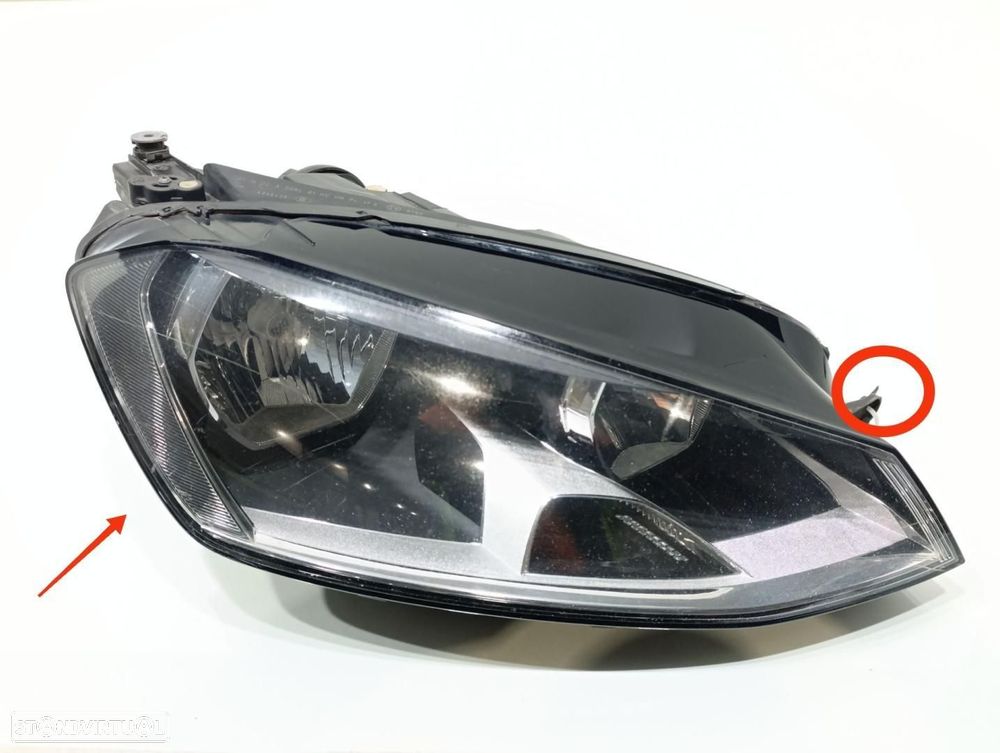 FAROL DIREITO VOLKSWAGEN GOLF VII 5G1BE1 - 1