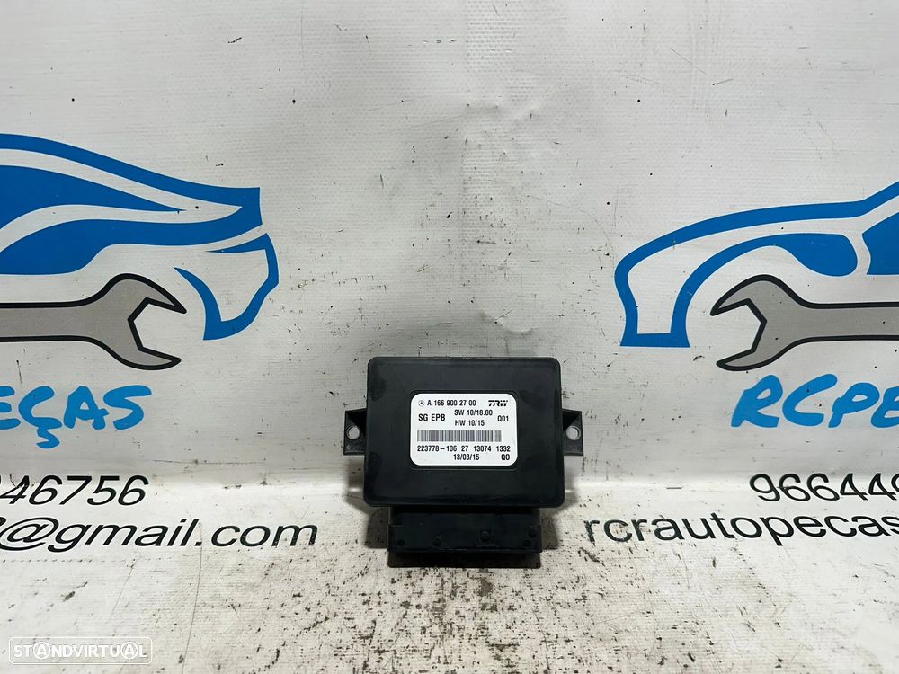 .Modulo Unidade Controlo Assistência Estacionamento Parque Eletrico EPB Original TRW  Mercedes Benz A1669002700 2004 - 2011 - 3