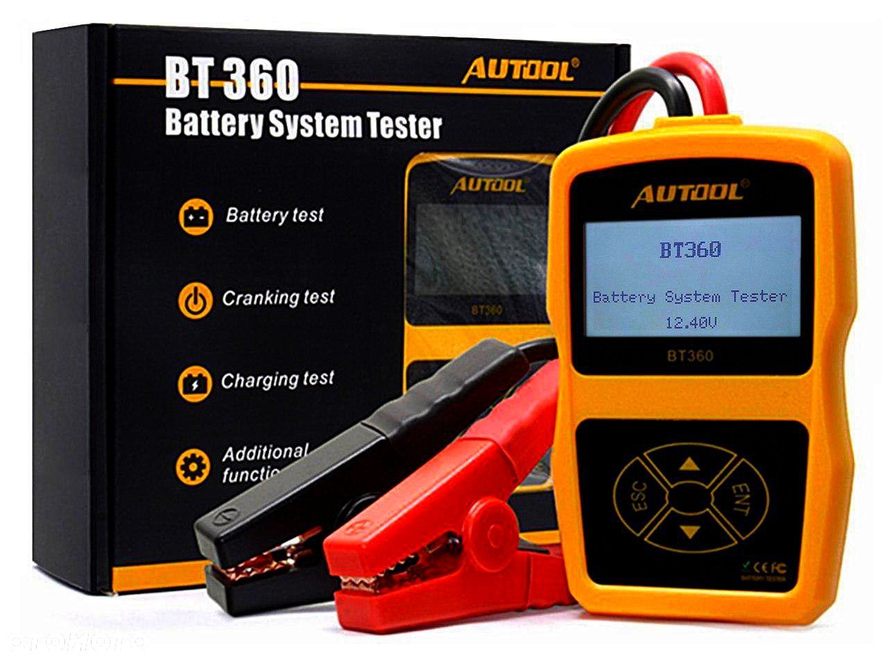 Tester do Baterii Akumulatorów 12V Autool BT360 PL - 1